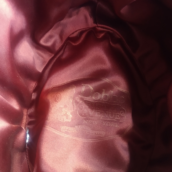 Vintage Dobbs Fifth Avenue Wool Brown Bowtie Feather Fedora Hat w/ Box - Picture 13 of 15